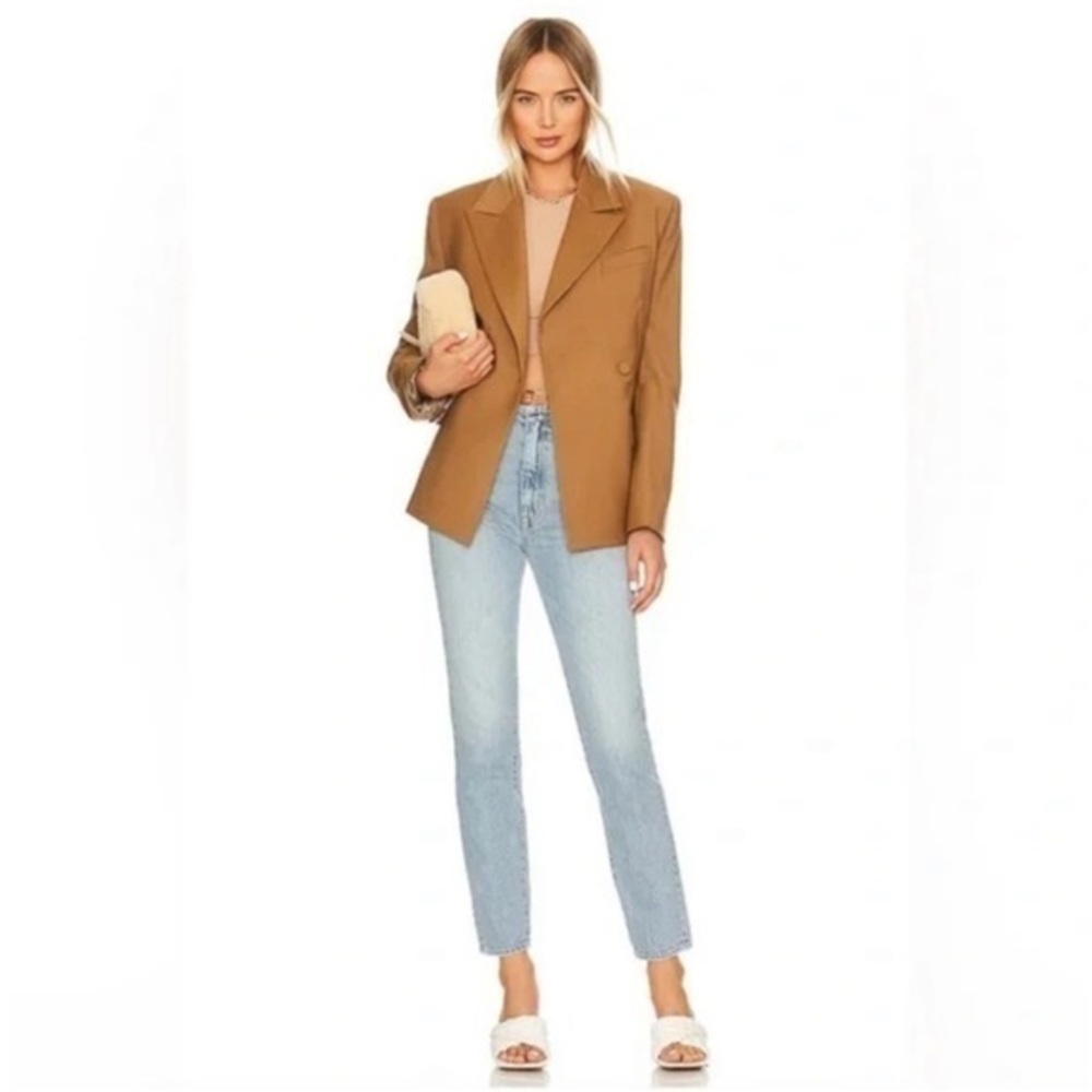 NWT SLVRLAKE Jeans Beatnik High Rise Slim in Yellowstone